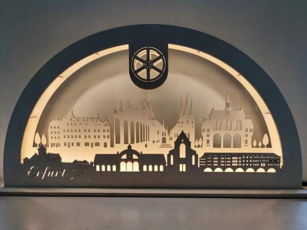 Lichtbogen "Erfurt" Version 1 - mit Wappen